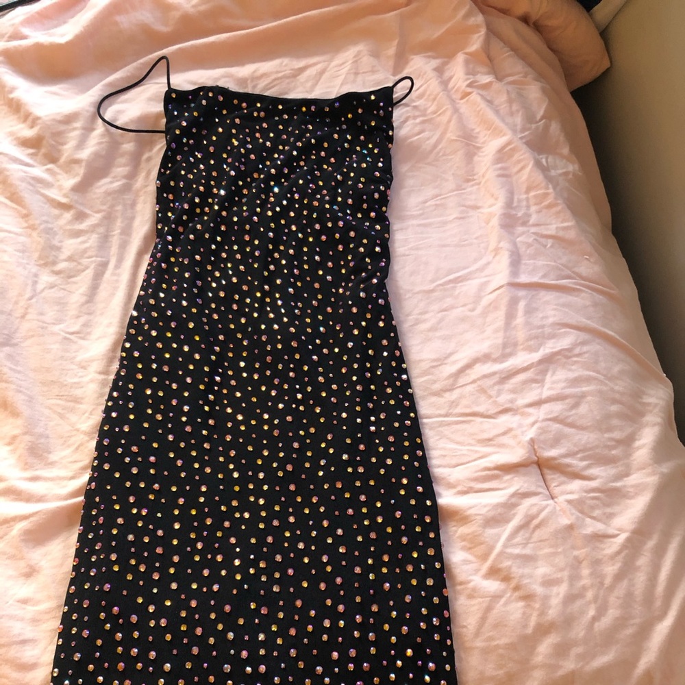 Bedazzled cocktail dress